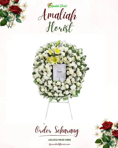 Krans Bunga Duka Kaliawi Indah
